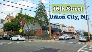 Walking on 16th Street in Union City, NJ | John F Kennedy Blvd to Manhattan Ave