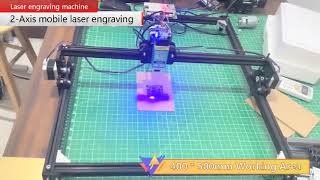 Test 40X50cm Laser Engraving Machine 2 Axis DIY Mini Laser Engraver Carving Wood Aliexpress Review