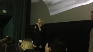 Charlize Theron introduces Atomic Blonde screening