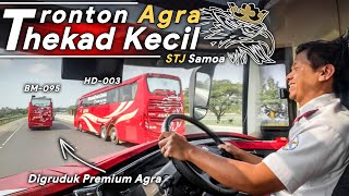 STJ SAMOA KUALAHAN HADAPI BUS INI !! Bertemunya Agra HD-003 & STJ Samoa