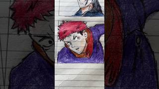 yuji itadori drawing ✨ || gojo drawing || anime drawing #art #jujutsukaisen #anime #drawing#animeart