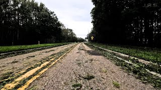 Driving around Tampa Florida a few hours after Hurricane Milton #MrBucketlist