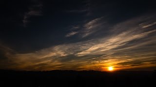 Skinner Butte - January 16, 2017 - Sunset Time Lapse