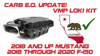 CARB E.O. Update || VMP Loki Supercharger Kit for Gen 3 Coyote Mustang and F-150