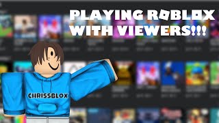 🔴LIVE🔴Playing Roblox with viewers!