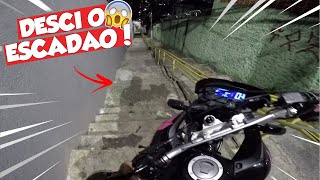 DESCI UM ESCADÃO COM A XRE !!