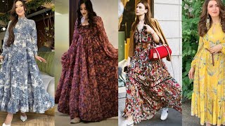 Comfortable printed soft fabric long maxi dresses for summer, spring winter most demanding articles