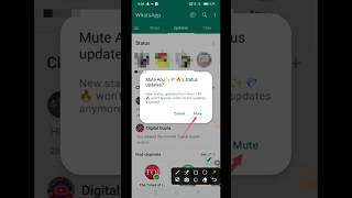 🤯 MUTE STATUS NEW TRICK 🔥 #shorts #whatsapp