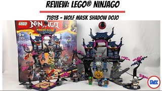 Review (In English): LEGO® Ninjago 71813 - Wolf Mask Shadow Dojo