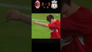 AC Milan vs Liverpool 2005 UEFA Champions League Final~Penalty highlights #shorts #youtube #football