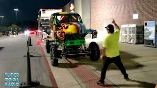 Loading A 10,000 Pound Monster Truck - Grave Digger Fire and Ice Hammond, Indiana