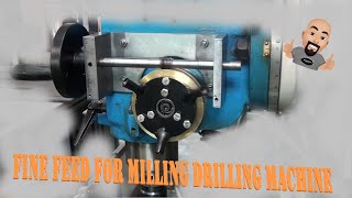 Fine Feed for Milling Drilling Machine / worm gear on lathe