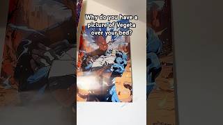 Why I keep a picture of Vegeta over my bed #vegeta #dragonballz #anime