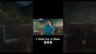 Bro is Steve #minecraft #funny #epic #steve #jackblack #goofy #fn