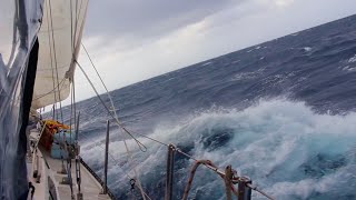 SLAMMED by a FORCE 8 Squall [EP 72] | Sailing Millennial Falcon