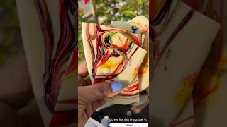 Rainbow chocolate bark 🎊🌈🍫🍫🍫#shorts#ytshorts#chocolate#chocolatelover#rainbow#viral#colour#trending