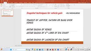 Vehicle , Car buying timing ! Snapshot Technique