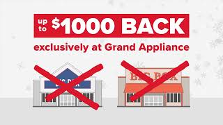 Grand Appliance Winter Bonus Sale