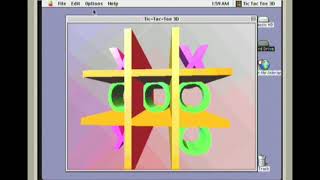 Pangea Tic-Tac-Toe 3D (1995) Macintosh Game