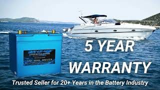 The Ultimate Group 34 Marine Lithium Battery- Next-Level Boating with Banshee