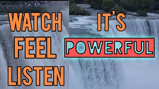 WATCH, FEEL & LISTEN TO THE POWERFUL WATERFALLS THAT CAPTURES THE WORLD #asmr #enjoy #power