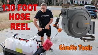 Giraffe Tools 130 ft. Retractable Garden Hose Reel | Review and Testing