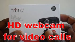 Budget HD webcam for video conferencing and streaming: Fifine HD webcam 1080p