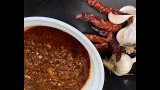 राजस्थान की प्रसिद्ध लहसुन - लाल मिर्च की चटनी – Garlic Chutney | लहसुन की चटनी | lehsun chutney