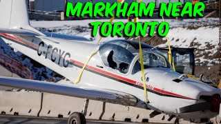 plane crash near highway 404, Toronto, January 16, 2023