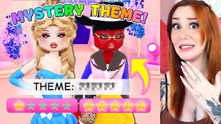 MYSTERY THEME Challenge in DRESS TO IMPRESS! (DTI But I CAN'T SEE THE THEME!) in Roblox