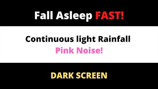 FALL ASLEEP FAST {Black Screen} Fall Asleep ASMR | Sleep rain black screen