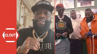 Rick Ross Gets Emotional Speaking On Young Dolph's Tragic Death & Shows Off Chain Gifted To Him!