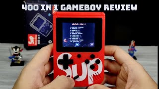 400 in 1 Gameboy Classic NES Games Unboxing and Full Review