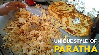 Unique Style Paratha | Street Food of Karachi | Breakfast with Chai Paratha