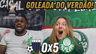 React Reação liverpool x Palmeiras goleada do maior do Brasil #palmeiras #libertadores #react