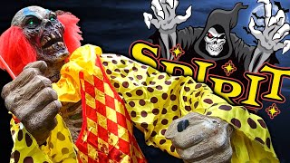 RARE SPIRIT HALLOWEEN ZOMBIE CLOWN ANIMATRONIC Circus Psycho 2013