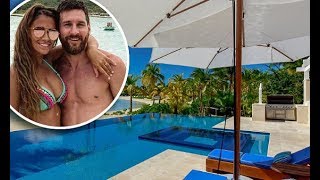 Lionel Messi's luxurious honeymoon on the Caribbean island