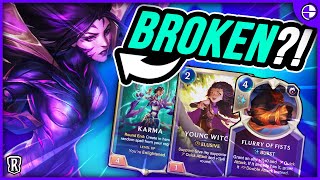 [NEW] How Broken is Kai'sa?!?! Kaisa Karma Deck in LoR | Legends of Runeterra