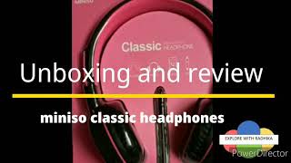 Unboxing Minso's Classic headphones 🎧