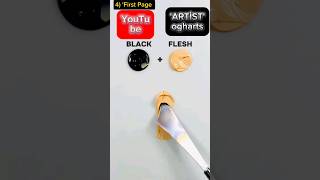 ✨ Black & Flesh Paint Mixing!🖤 | @ogharts | #colors #art #video #reels #shorts #black #flesh