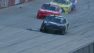 NASCAR xfinity series Dover 2 Vinnie Miller hits wall