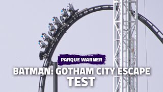 'BATMAN: GOTHAM CITY ESCAPE' 🚨 PRIMER TEST SUPERANDO EL TOP HAT 🚨 - 21/02/2023 #PARQUEWARNER