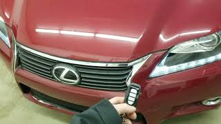 Another 2013 Lexus GS350 we installed a Compustar G15 2 way remote start system into