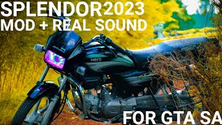 SPLENDOR PLUS MOD || REAL SOUND MOD || ADITYA GAMING