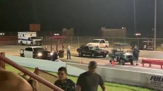 The Pork Wagon vs 1st Gen Camaro (4th of 4 runs@Big Country Raceway)