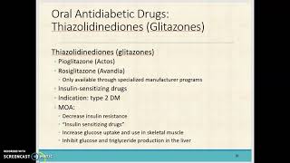 Antidiabetic drugs - part 4 - oral agents