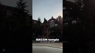 ऐसा मंदिर मैंने कभी नहीं देखा था 🥺 ||  ISKCON Temple Delhi #shorts #iskon