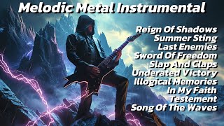 Epic Melodic Metal Instrumental | Best Mix Metal Arrangements #backgroundmusic #backingtrack