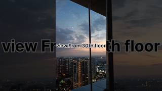 High Ultra Lounge Bangalore | 30th floor Rooftop view from World Tred Center #bangalore #shorts