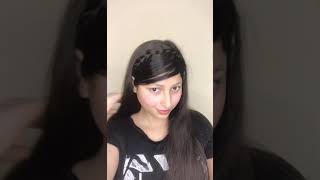 Easy Hairstyles For Medium Hair 😍😊 - Quick And Easy Hairstyles #shorts